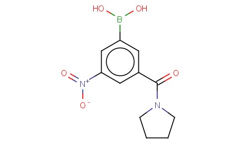3-NITRO-5-(PYRROLIDIN-1-YLCARBONYL)BENZENEBORONIC ACID